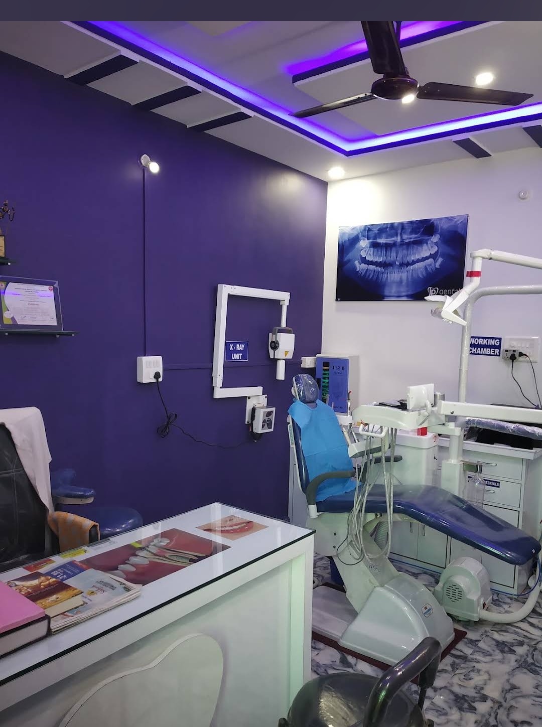 Clean, well-equipped dental consultation room at Nakshatra Dental & General Clinic