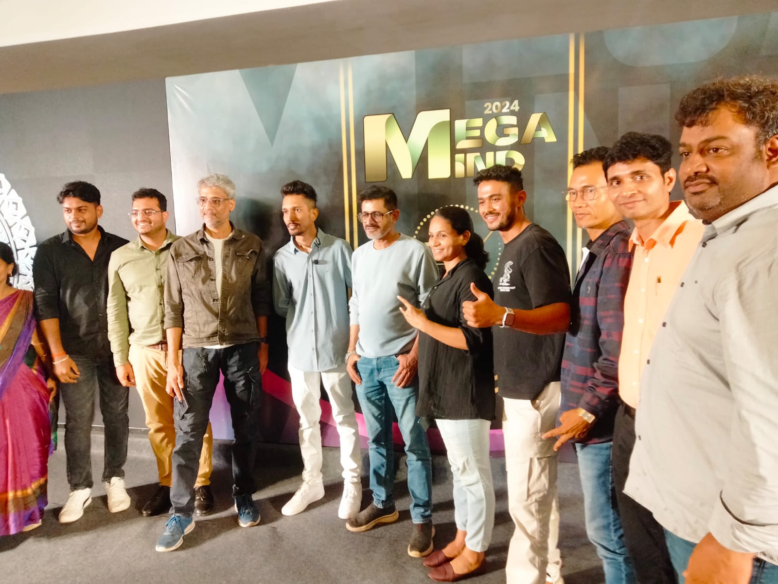 Group photo at Mega Mind 2024 event