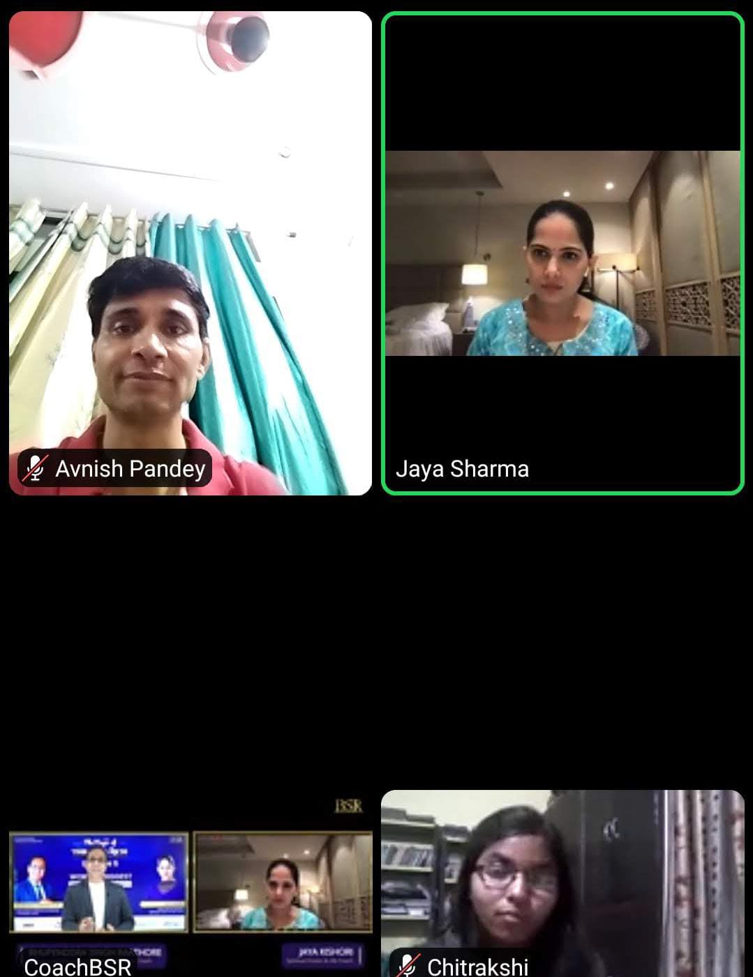 Avnish Pandey on a live session with Jaya Sharma