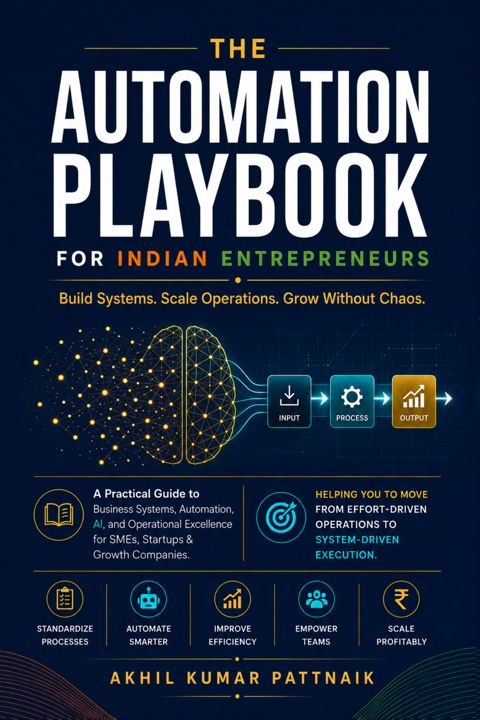 The Automation Playbook for Indian Entrepreneurs by Akhil Kumar Pattnaik - book cover